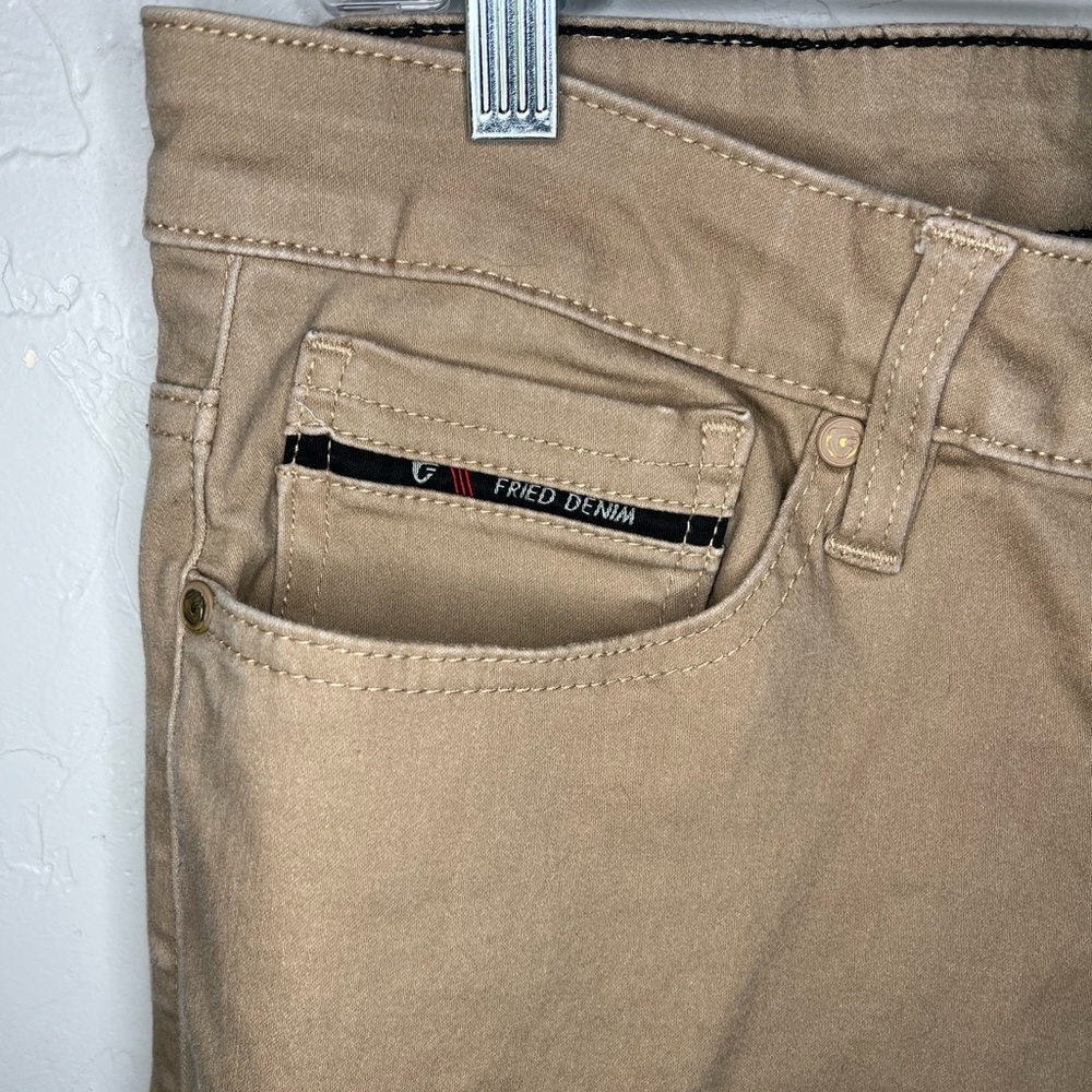 Fried Denim Men's Tan Khaki Pants 36x32 - Picture 3 of 10